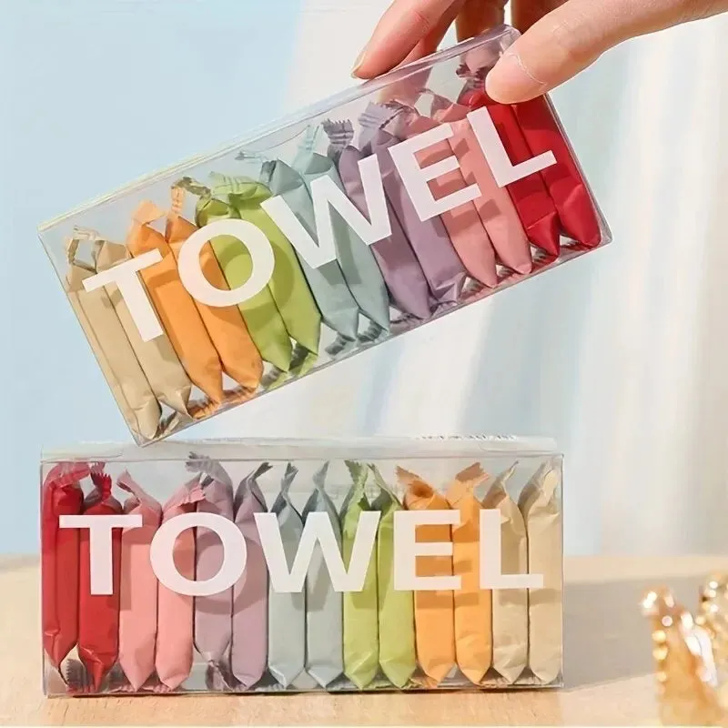 14pc Disposable Travel Towel Set for Face Cleansing
