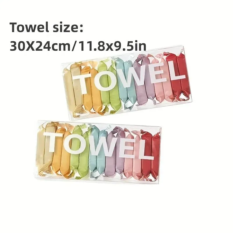 14pc Disposable Travel Towel Set for Face Cleansing