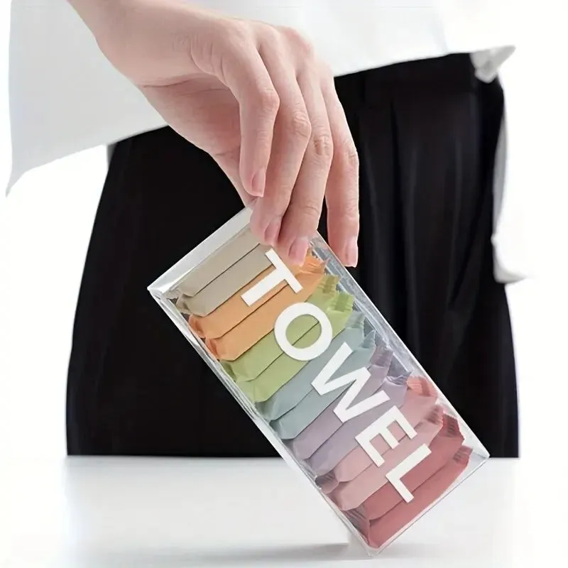 14pc Disposable Travel Towel Set for Face Cleansing