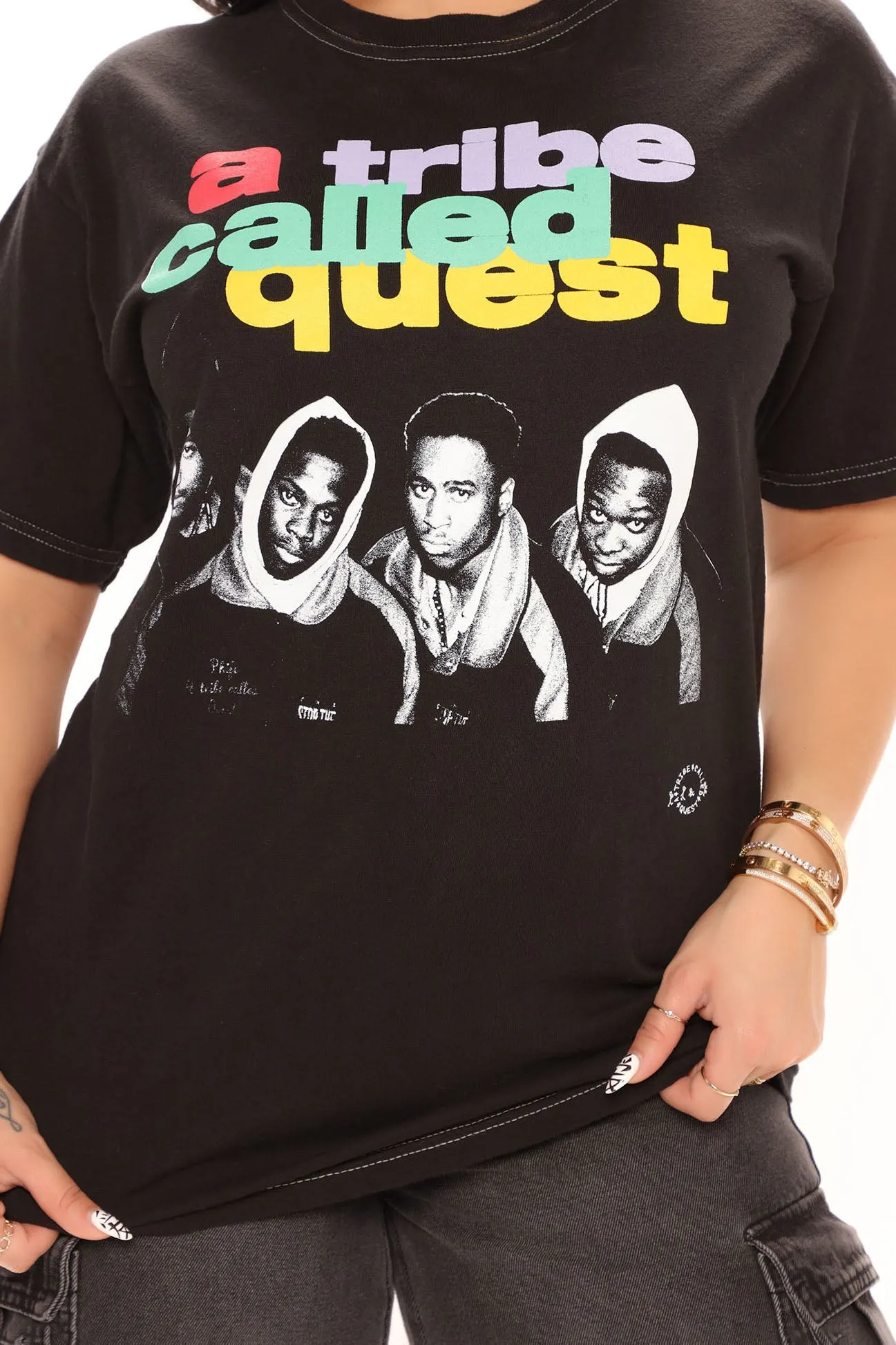 A Tribe Called Quest Washed Tee - Black Wash