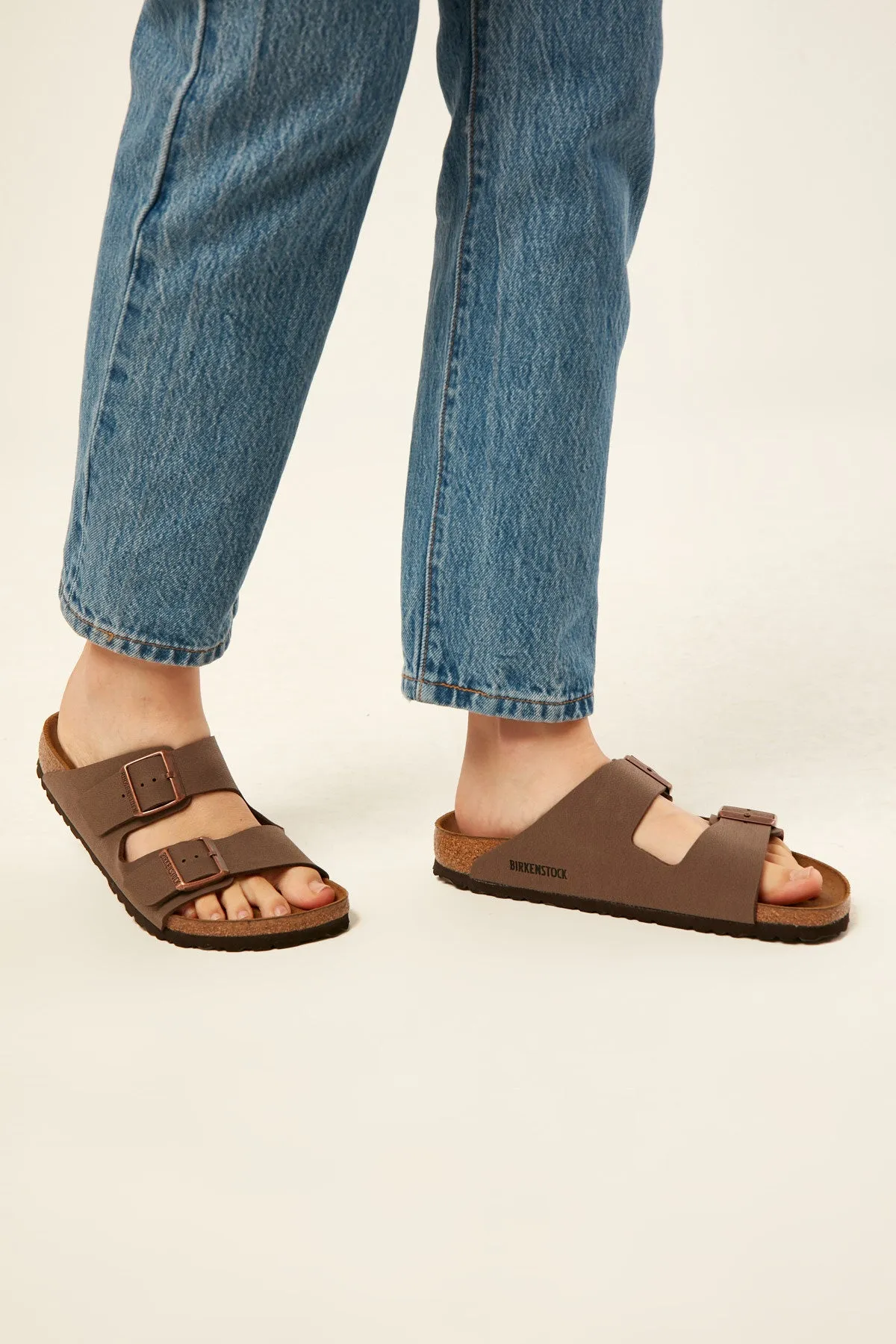 Birkenstock Arizona Birkibuc Narrow Mocca