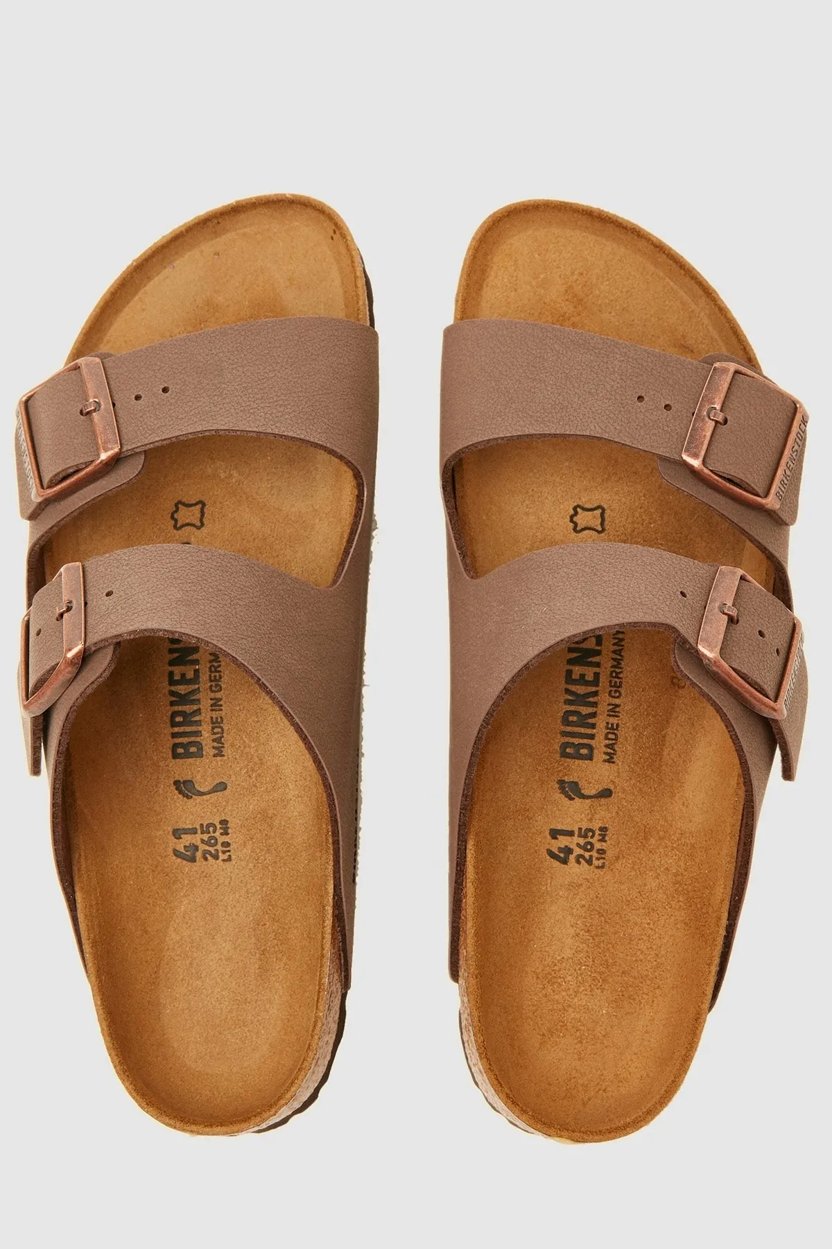 Birkenstock Arizona Birkibuc Narrow Mocca