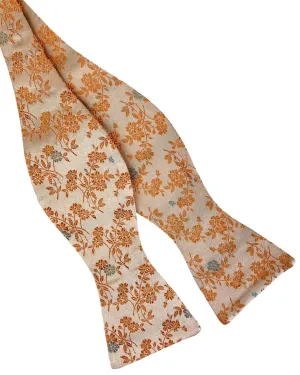 DCLIC Belluno Floral TYO Bow Tie - Orange