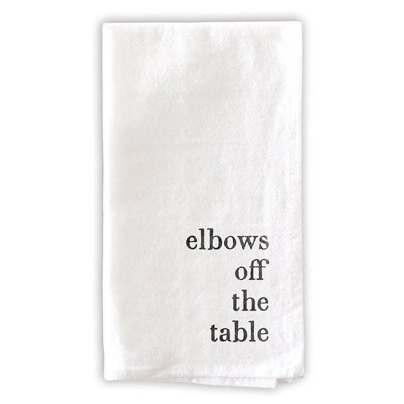Face to Face Dinner Napkin Set - Mind Your Manners
