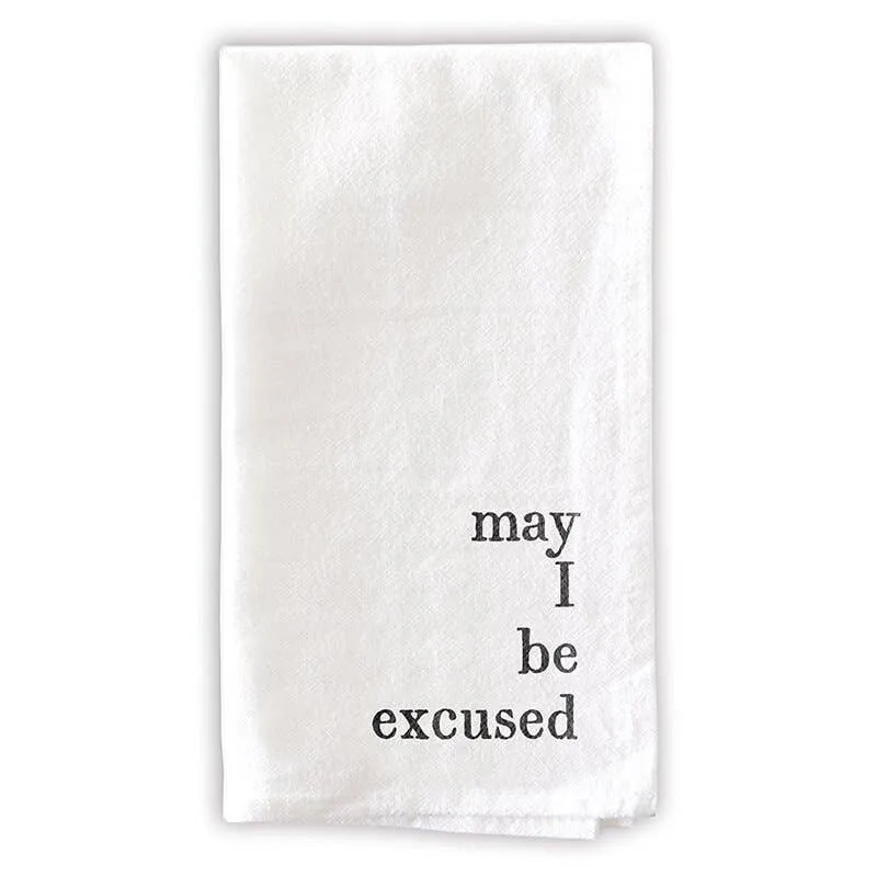 Face to Face Dinner Napkin Set - Mind Your Manners