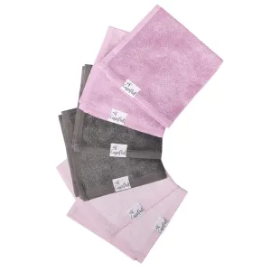 Ultra Soft 6 Pack Wash Cloths - Lily by Copper Pearl