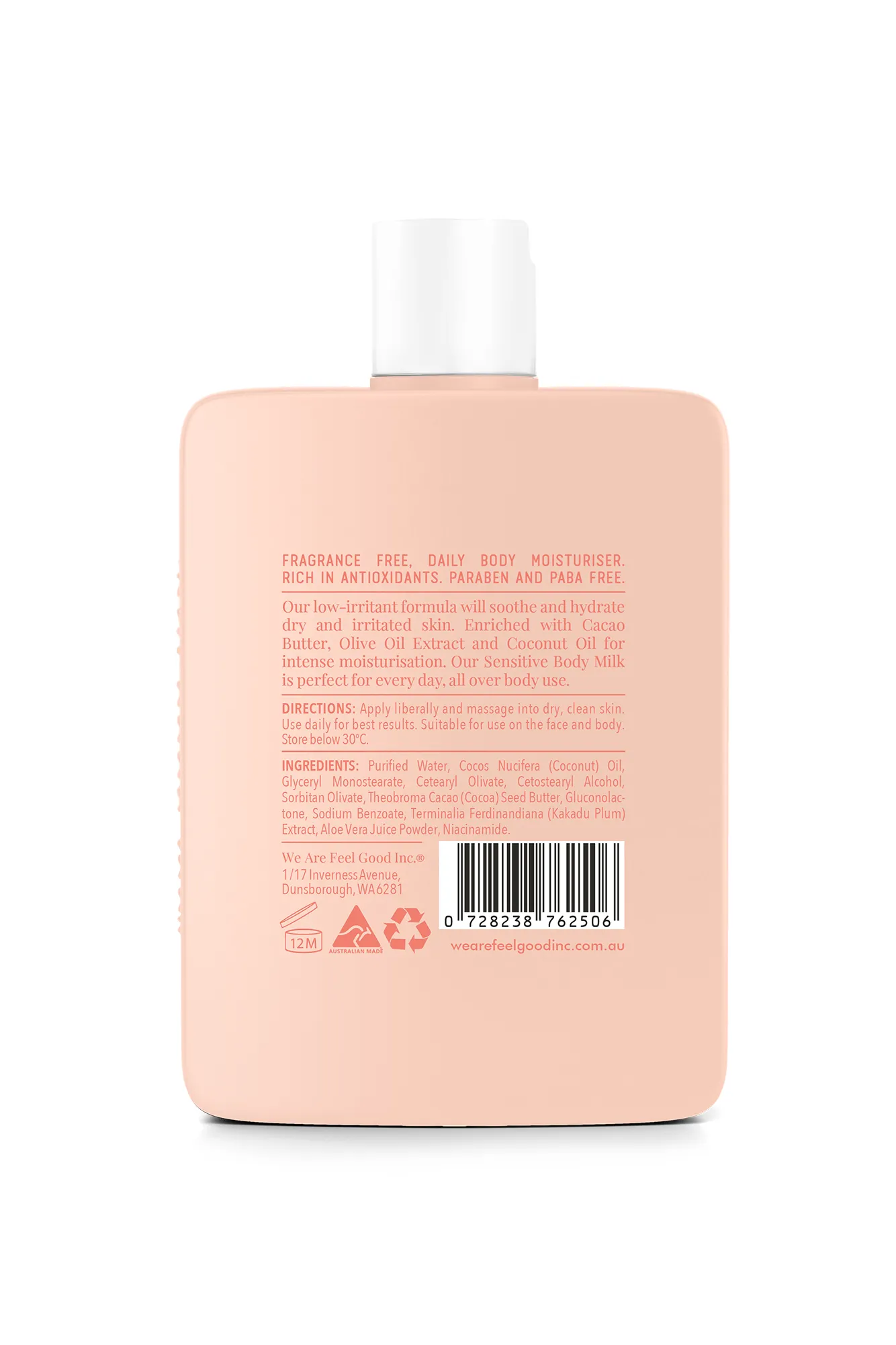 WE ARE FEEL GOOD INC Sensitive Body Milk 200mL